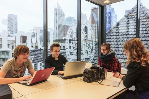Students at Leiden University