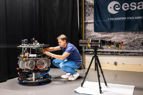 Scientist at European Space Agency in Noordwijk
