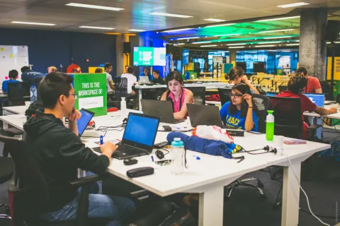 Participants in the Hackathon for Good 2019