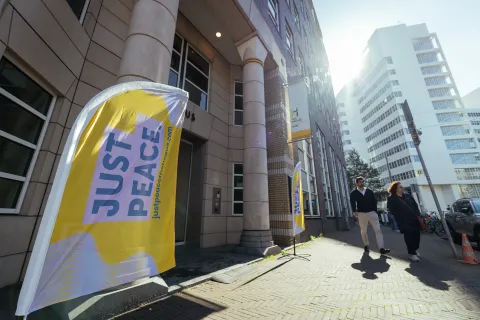 Just peace logo open day
