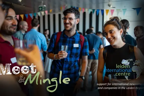 People mingling