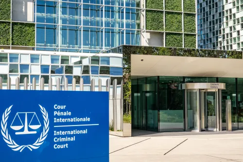 Entrance of International Criminal Court