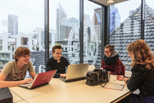 Students at Leiden University