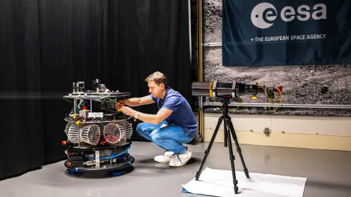 Scientist at European Space Agency in Noordwijk