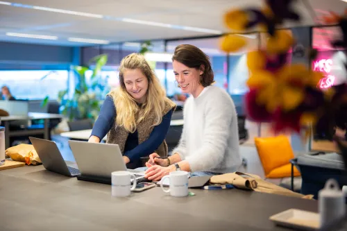 Women working at YES!Delft
